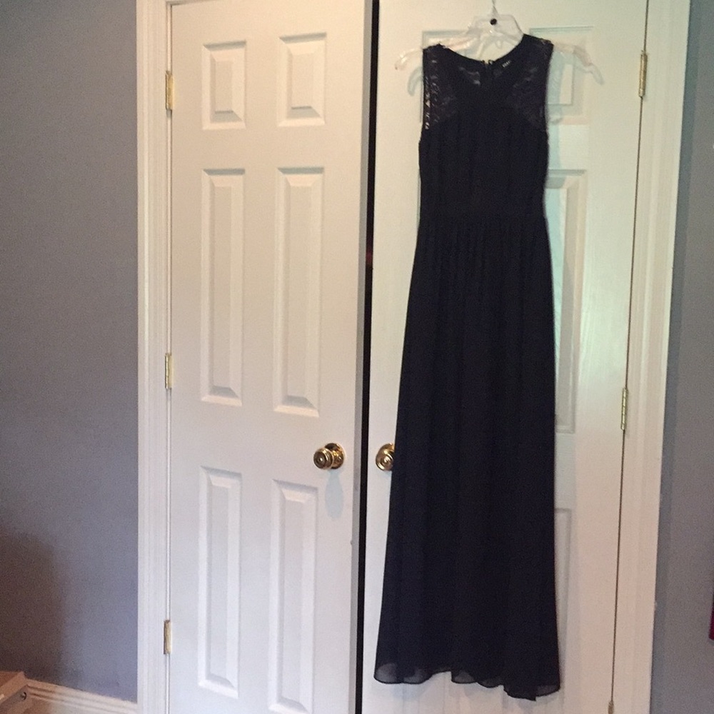 Navy prom dress